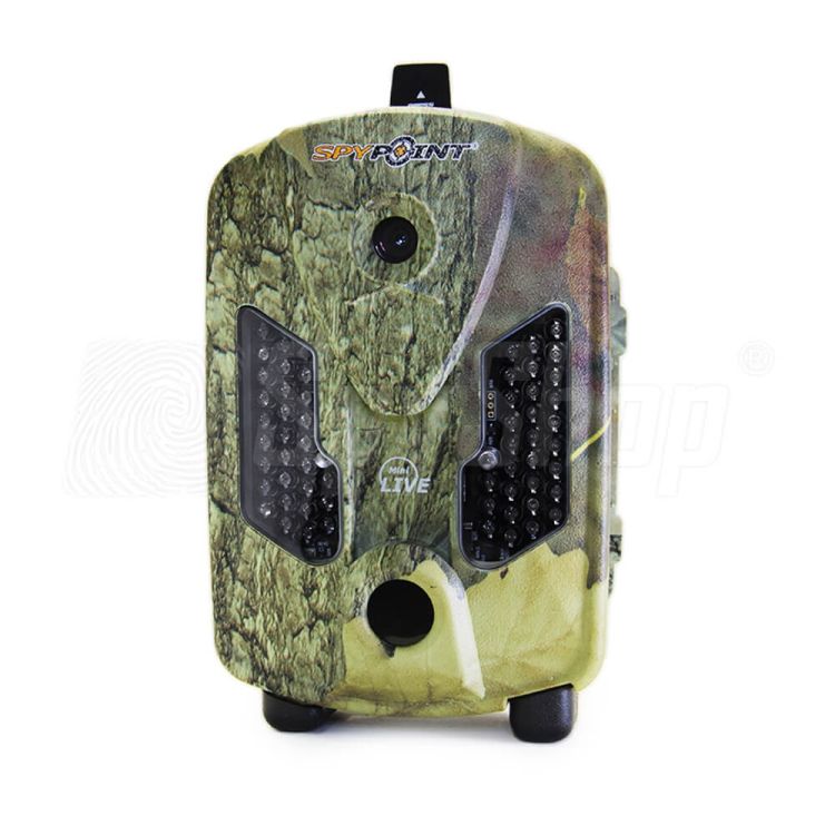 SpyPoint Mini Live waterproof wildlife camera with mobile network data transmission
