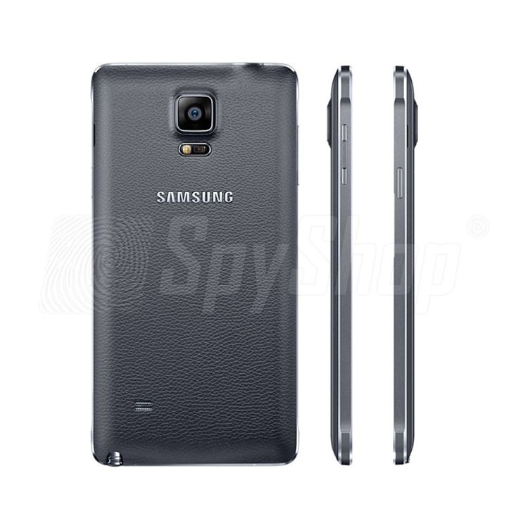 Samsung Galaxy Note 4 phone with recording and wiretapping of conversation