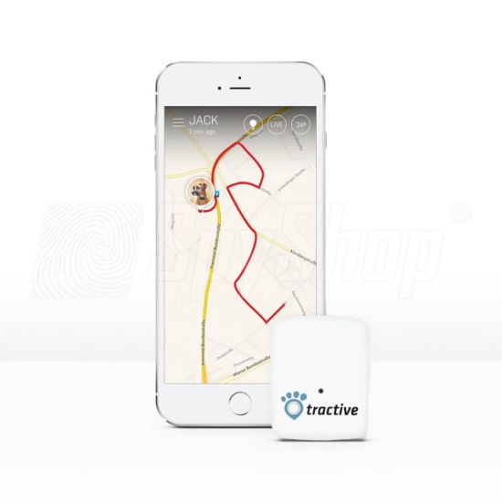 Dog tracker Tractive - TRATR1 with an annual subscription