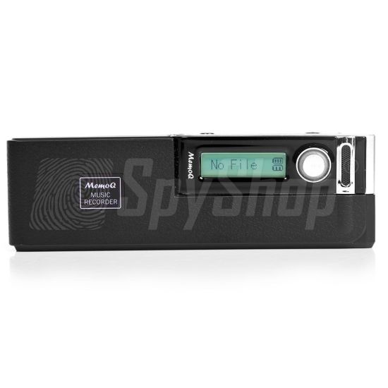 Digital voice recorder - Esonic MemoQ MR-740 with LCD display and sensitive microphone