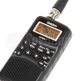 Airband radio scanner - Uniden EZI33XLT with a car adapter