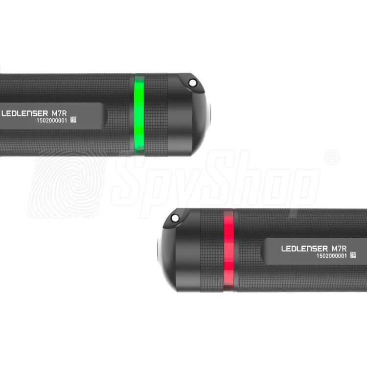 SOS flashlight Ledlenser M7R for outdoor operations of the police forces and rescue workers