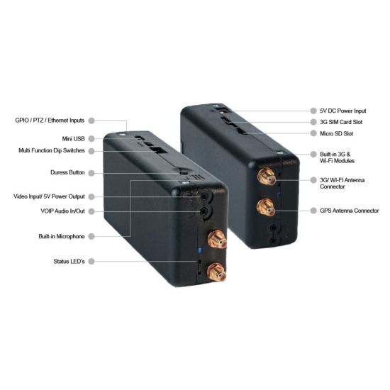 Surveillance camera system - 3G/WiFi Scorpion 3GW for video transmission and recording