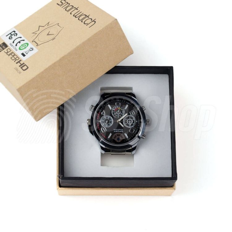 Smartwatch camera CAM-2K for a man with built-in memory and great image quality