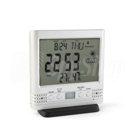 Pir spy camera PV-TM10FHD hidden in multifunctional clock with thermometer