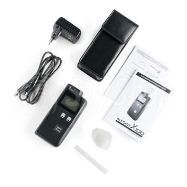  Digital breathalyzer Alkohit X100 with tests memory and electrochemical sensor for companies