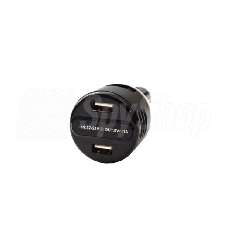 Car charger hidden camera Lawmate PV-CG10 with full HD resolution and sensitive matrix for discreet recording