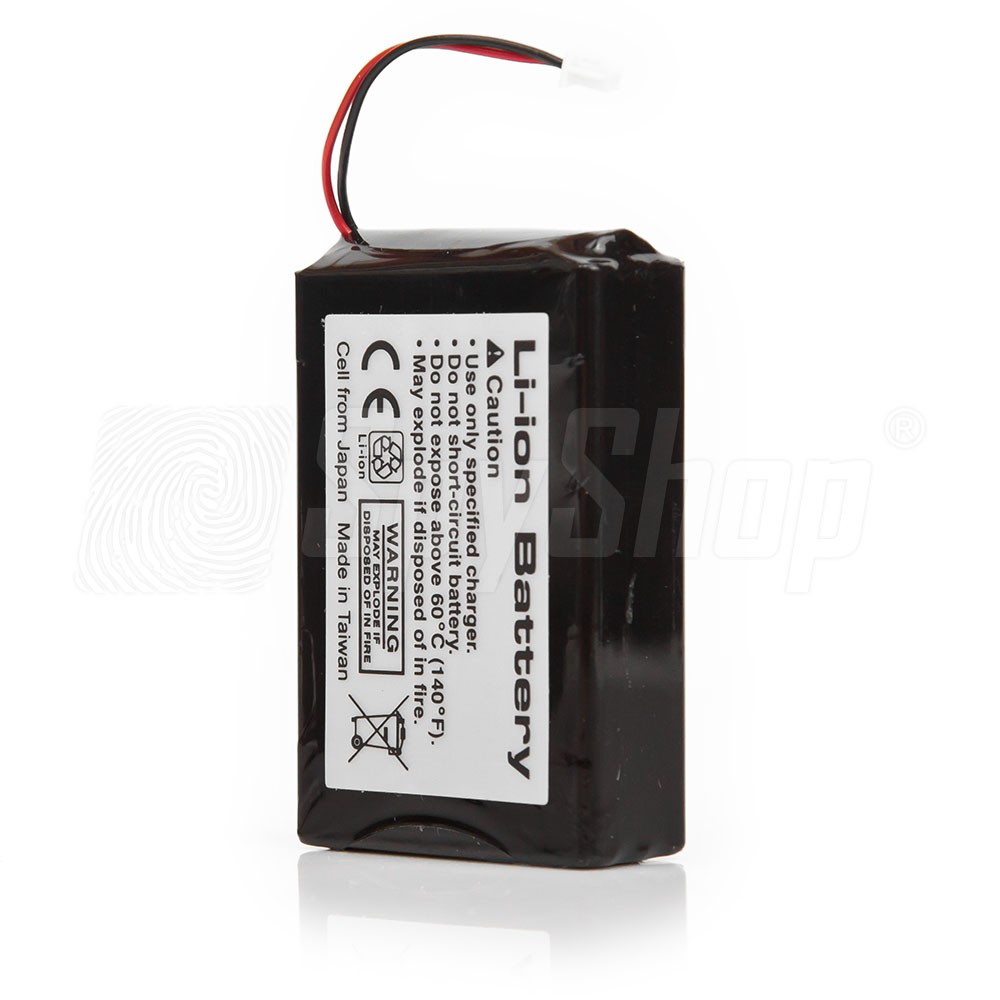 Rechargeable battery for GPS locator