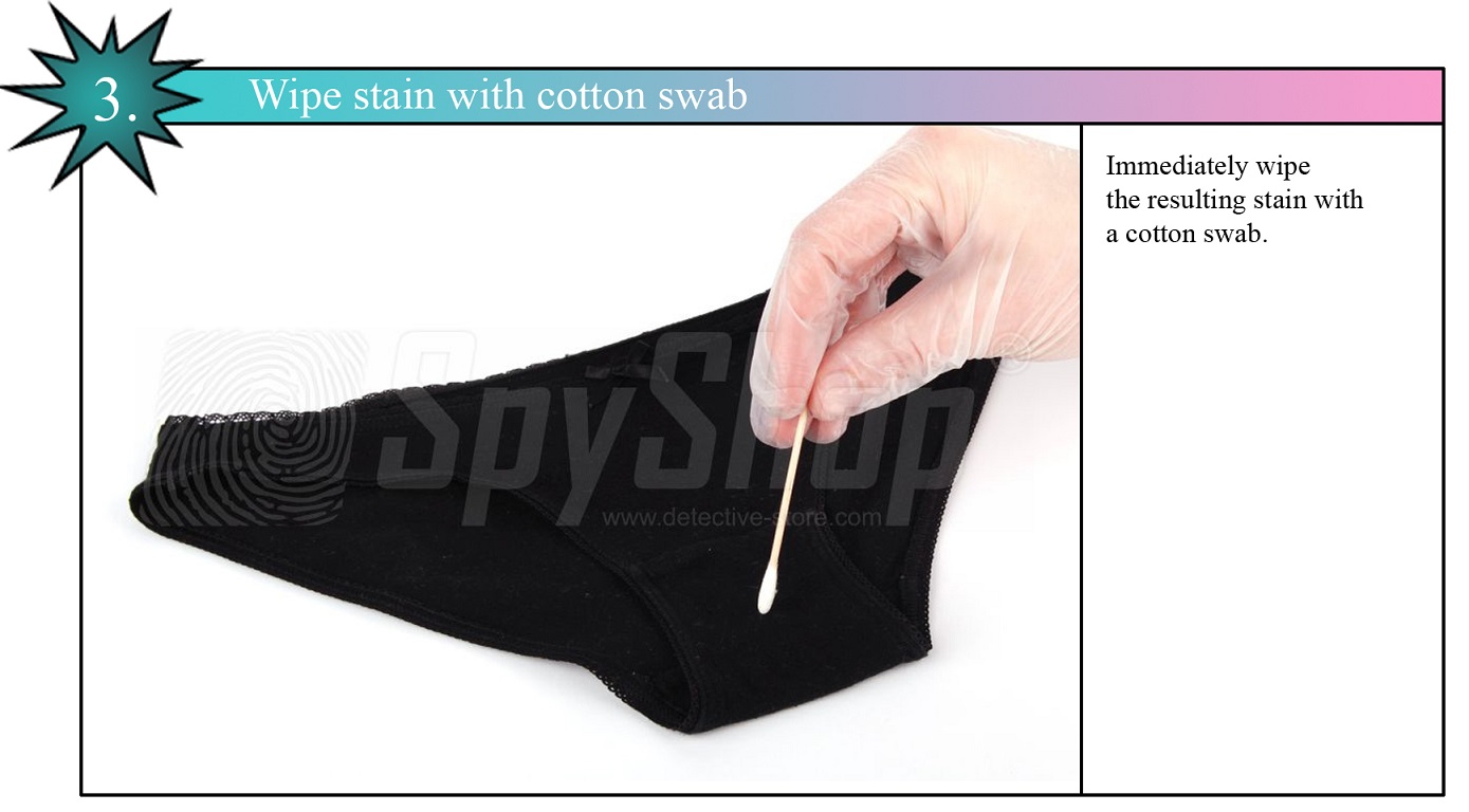 Detect stains to how sperm Can a